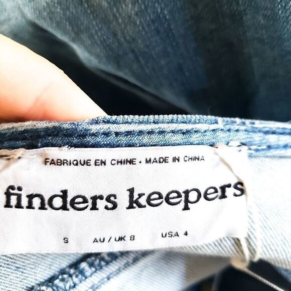 Finders Keepers Mia Snap Front Denim Midi Dress - Picture 6 of 8